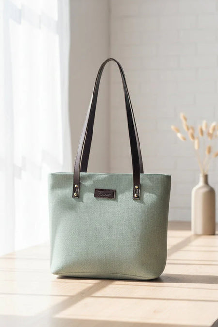 SAGE WEAVE TOTE
